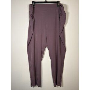 EDDIE BAUER Traveler Ankle Pant Size XXL Purple Gorpcore Outdoor Hiking Camping
